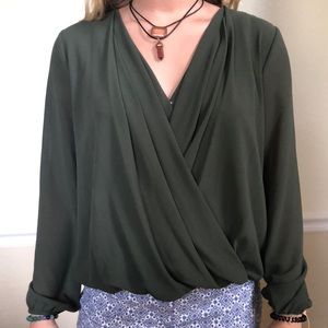 green long sleeve
